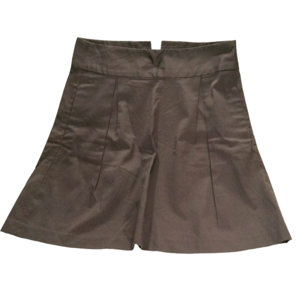 Old Navy | High Rise Two Button Skirt B04 Taupe